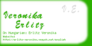 veronika erlitz business card